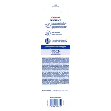Escova Dental Colgate Sensitive Therapy Suave Macia com 2 Unidades