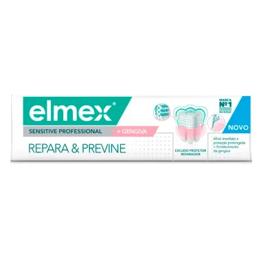 Creme Dental Elmex Sensitive Professional + Gengiva Repara & Previne 110g
