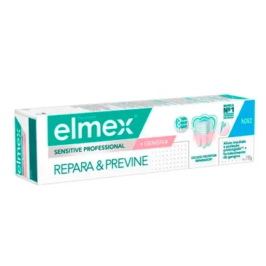Creme Dental Elmex Sensitive Professional + Gengiva Repara & Previne 110g