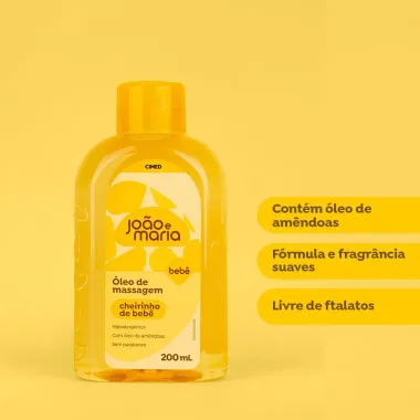 &Oacute;leo Jo&atilde;o e Maria Beb&ecirc; Cheirinho de Beb&ecirc; 200ml