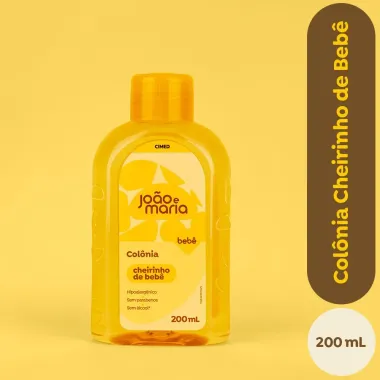 Col&ocirc;nia Jo&atilde;o e Maria Beb&ecirc; Cheirinho de Beb&ecirc; 200ml