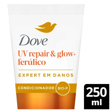 Condicionador Dove UV Repair e Glow Ferúlico Expert em Danos 250ml