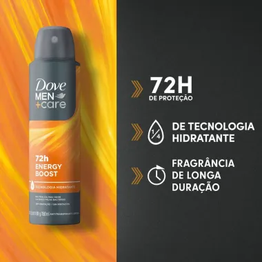 Desodorante Dove Men Energy Boost 72h 150ml