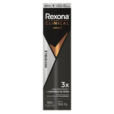 Desodorante Rexona Men Clinical Invisible 150ml