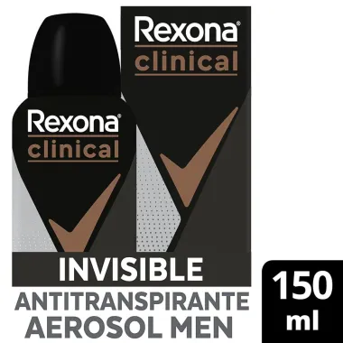 Desodorante Rexona Men Clinical Invisible 150ml