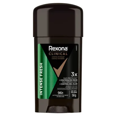 Desodorante Antitranspirante Rexona Clinical Creme Intense Fresh 96h com 58g