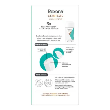 Desodorante Antitranspirante Rexona Clinical Creme Refresh 58g