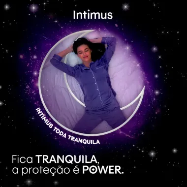 Absorvente Intimus Toda Tranquila Noite Suave com Abas Extra Longo 24 Unidades
