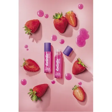 Brilho Labial Rollette Gloss Avon Color Trend Morango 5,5ml