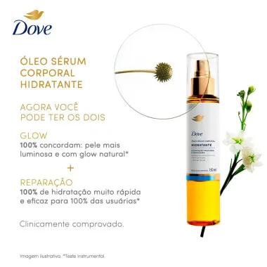Óleo Sérum Corporal Dove Hidratante Spray 150ml