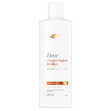 Shampoo Dove UV Repair e Glow Ferúlico Expert em Danos 600ml