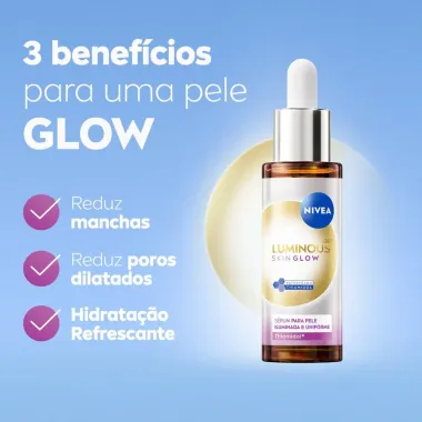 S&eacute;rum Facial Nivea Luminous 630 Skin Glow 30ml