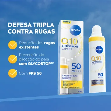 Q10 Antissinais Expert Nivea FPS 50 Fluido 40ml