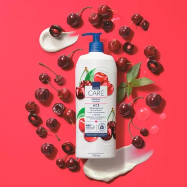 Loção Desodorante Corporal Avon Care Cereja 6 em1 Pele Normal A Extrasseca 700ml