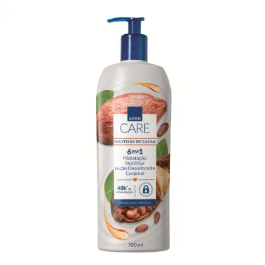 Loção Desodorante Corporal Avon Care Manteiga de Cacau 6 em 1 700ml