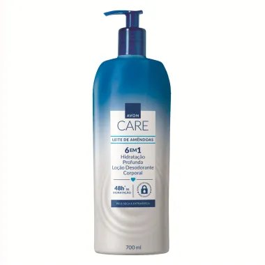Loção Desodorante Corporal Avon Care Leite de Amêndoas  700ml