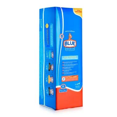 Tapete Higiênico Blue Premium Para Pets Ultra-Dry com 30 Unidades
