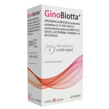 GinoBiotta com 15 Cápsulas