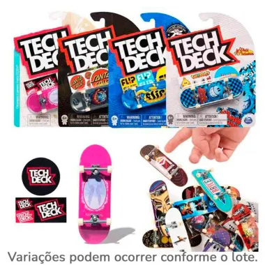 Brinquedo Tech Deck Skate de Dedo 96mm Sortidos
