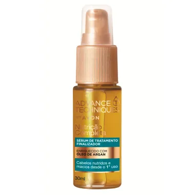 Sérum de Tratamento Finalizador Advance Techniques Avon Nutrição Completa Com Óleo de Argan 30ml
