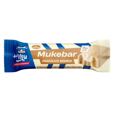 Barra de Proteína Mais Mu Mukebar Chocolate Branco 60g