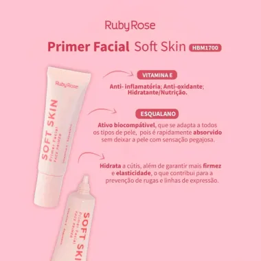 Primer Facial Ruby Rose Soft Skin HBM1700