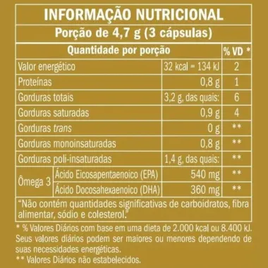 Equaliv Ômega 3 Óleo de Peixe 1000mg com 180 Cápsulas Gelatinosas