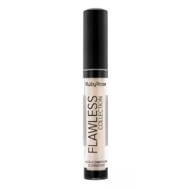 Corretivo Líquido Ruby Rose Flawless Collection Alta Cobertura Cor Bege 2 4ml