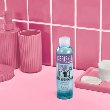 Loção Tônica Facial Adstringente Avon Combate Clearskin Espinhas 200ml