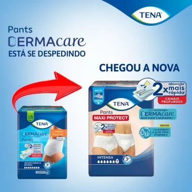 Roupa &Iacute;ntima Tena Pants DermaCare P/M Leve 32 Pague 28 Unidades