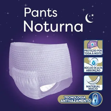Roupa Íntima Tena Pants Noturna Tamanho P/M Leve 32 Pague 28 Unidades e Ganhe 4 Unidades
