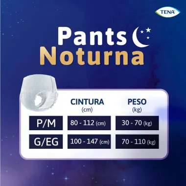 Roupa &Iacute;ntima Tena Pants Noturna Tamanho P/M Leve 32 Pague 28 Unidades e Ganhe 4 Unidades