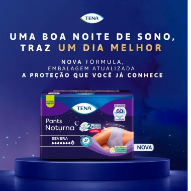 Roupa &Iacute;ntima Tena Pants Noturna Tamanho P/M Leve 32 Pague 28 Unidades e Ganhe 4 Unidades