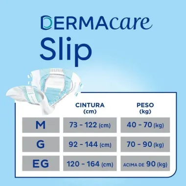 Fralda Geri&aacute;trica Tena Slip Dermacare M Leve 24 Pague 21 unidades