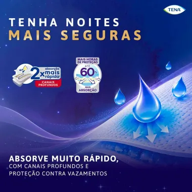 Roupa &Iacute;ntima Tena Pants Noturna Tamanho P/M Leve 24 Pague 21 Unidades e Ganhe 3 Unidades