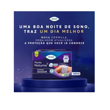Roupa &Iacute;ntima Tena Pants Noturna Tamanho P/M Leve 24 Pague 21 Unidades e Ganhe 3 Unidades