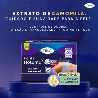 Roupa &Iacute;ntima Tena Pants Noturna Tamanho G/EG Leve 24 Pague 21 Unidades Descart&aacute;veis