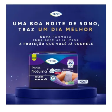 Roupa &Iacute;ntima Tena Pants Noturna Tamanho G/EG Leve 24 Pague 21 Unidades Descart&aacute;veis