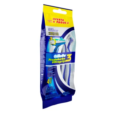 Aparelho de Barbear Gillette Prestobarba 3 Ultragrip Leve 4 Pague 3