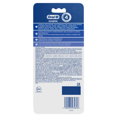 Escovas Dental Oral B Clean Complete Color Collection Média 4 Unidades