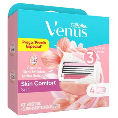Carga Venus Gillette Ultra Comfort Spa Refi Preço Especial 4 Unidades