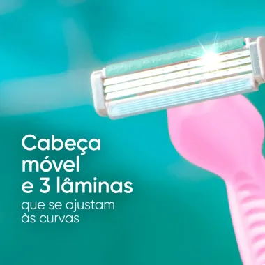 Aparelhos para Depilar Gillette Venus Suave Sensitive 4 Unidades e Aparelho Venus &Iacute;ntima 2 Unidades Descart&aacute;veis