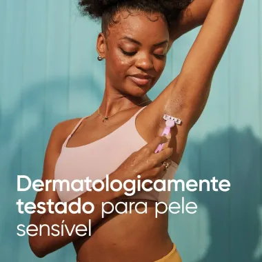 Aparelhos para Depilar Gillette Venus Suave Sensitive 4 Unidades e Aparelho Venus &Iacute;ntima 2 Unidades Descart&aacute;veis