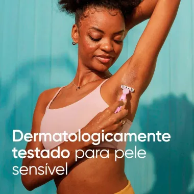 Aparelhos para Depilar Gillette Venus Suave Sensitive 4 Unidades e Aparelho Venus &Iacute;ntima 2 Unidades Descart&aacute;veis