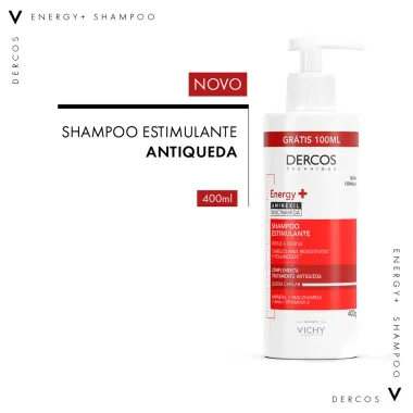 Dercos Energy+ Shampoo Estimulante Antiqueda 400g Ganhe 100ml