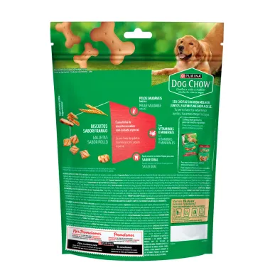Biscoito para Cães Dog Chow Purina Adultos Raças Médias e Grandes Sabor Frango Sachê 500g