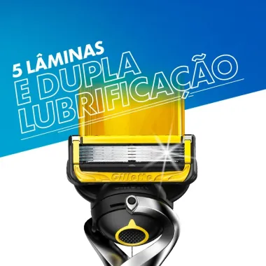 Carga para Aparelho de Barbear Gillette Proshield com 4 Cartuchos