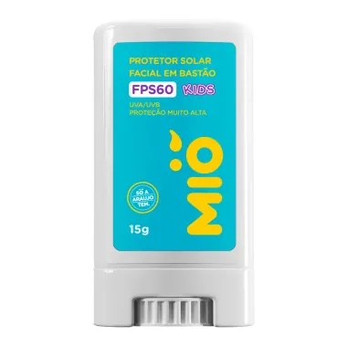Protetor Solar Facial Mi&oacute; Kids Stick FPS 60 15g