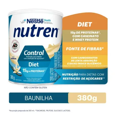 Nutren Control Diet Baunilha Complemento Alimentar 380g