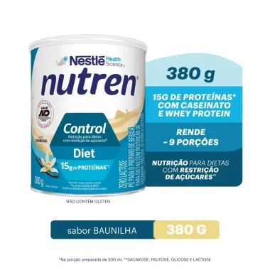Nutren Control Diet Baunilha Complemento Alimentar 380g